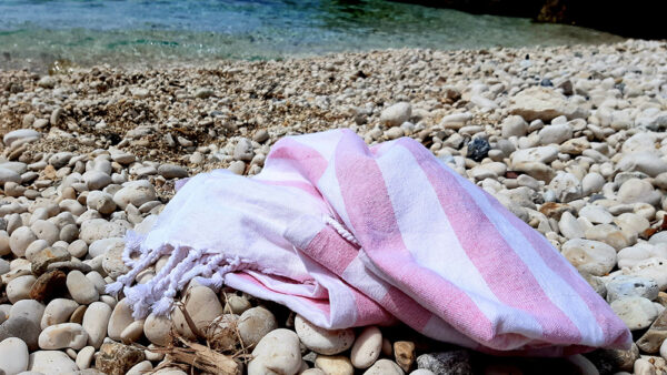 ⁦Beach Towel Pink⁩ – תמונה ⁦2⁩