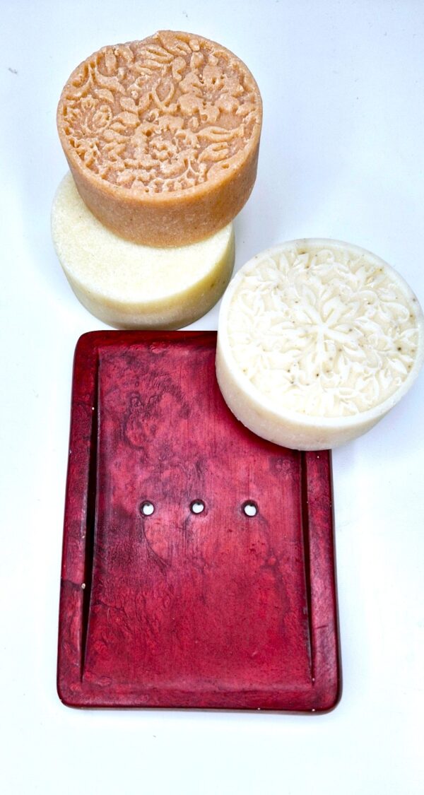 Dark Red soap holder