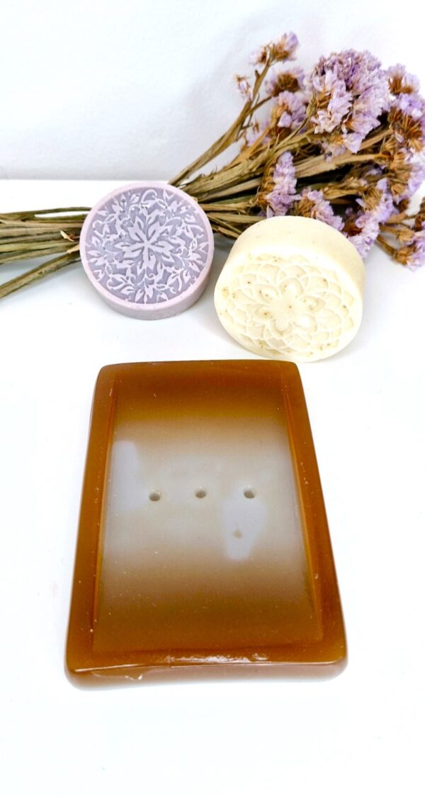 ⁦Brown Grey soap holder⁩ – תמונה ⁦2⁩