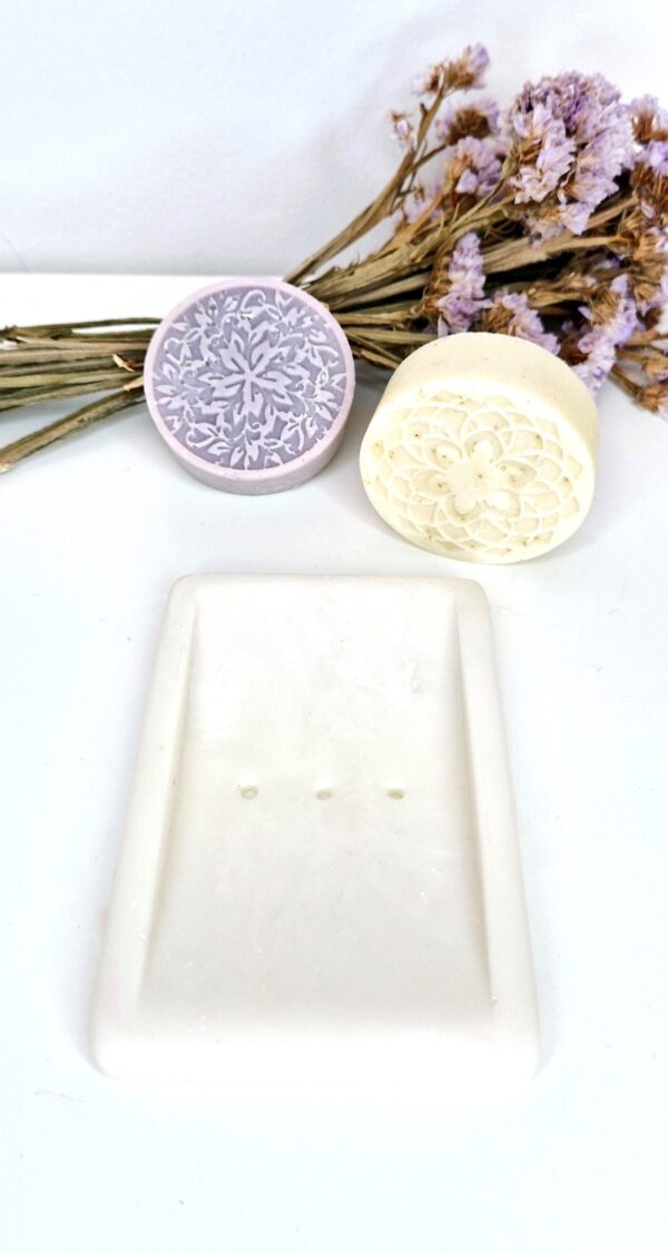 ⁦White soap holder⁩ – תמונה ⁦2⁩